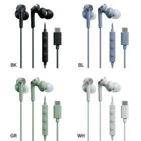 USB Type-C用イヤホン ATH-CKS330Cオーディオテクニカ ヘッドホン USBType-C用 重低音 小型 軽量 DAC内蔵 BK BL GR WH