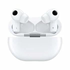 【中古】HUAWEI FreeBuds Pro/セラミックホワイト/Bluetoothワイヤレスイヤホン/アクティブノイズキャンセリング/デュアルデバイス接続/30時間音楽再生