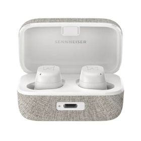 【中古】（新古品） ゼンハイザー Sennheiser ワイヤレスイヤホン bluetooth MOMENTUM True Wireless 3 ホワイト 本社開発高性能シングルダイナミックドライバー 低遅延 aptX Adaptive マルチポイント ノイキャン 外音取込 Bluetooth 5.2 +Class1 途切れにくい Qi充