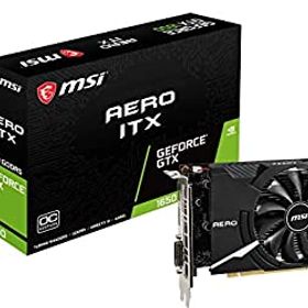 【中古】MSI GeForce GTX 1650 AERO ITX 4G OC グラフィックスボード VD6936