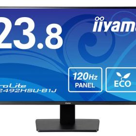 iiyama 飯山 フルHD対応 23.8型液晶ディスプレイ/HDMI、DP/スピーカー/IPS/角度調整/3年保証 X2492HSU-B1J