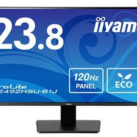 iiyama 液晶ディスプレイ 23.8型/1920×1080/ブラック X2492HSU-B1J