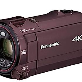【中古】「ほぼ新品」パナソニック 4K ビデオカメラ VX992M 64GB 光学20倍ズーム カカオブラウン HC-VX992M-T