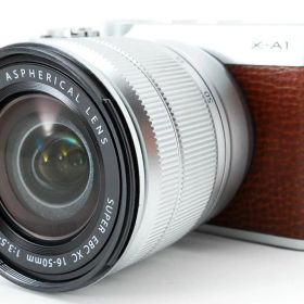 【中古】 富士フイルム Fujifilm X-A1 ブラウン レンズキット 美品 Wi-Fiでスマホへ転送 チルト式液晶モニター 当店保証30日間 人気 ミラーレス 一眼レフ 交換レンズ カメラ