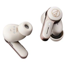 オーディオテクニカ 完全ワイヤレスイヤホン [ ワイヤレス ( 左右分離 ) / Bluetooth / ノイズキャンセリング 対応 ] ATH-TWX7 WH