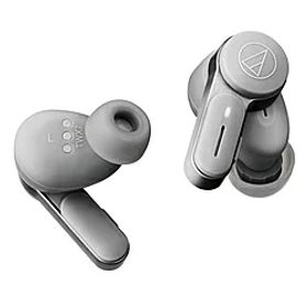 audio-technica(オーディオテクニカ) フルワイヤレスイヤホン ストーングレイ ATH-TWX7 GY ［ワイヤレス(左右分離) /Bluetooth /ノイズキャンセリング対応］ ATHTWX7GY