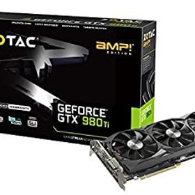 【中古-非常に良い】 ZOTAC GTX 980 Ti AMP Edition グラフィックスボード NVIDIA GeForce GTX 980Ti VD5748 ZTGTX98TI-6GD5AMP01