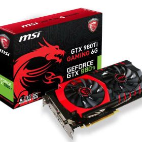 【中古】MSI GTX 980TI GAMING 6G グラフィックスボード VD5769 GTX 980TI GAMING 6G