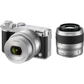 【中古】ニコン Nikon ミラーレス一眼 ニコン Nikon1 J5 ダブルズームキット シルバー J5WZSL micro当店保証30日間 人気モデル 高画質 売れ筋