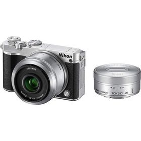 【中古】ニコン Nikon J5 ダブルレンズキット シルバー J5WLKSL micro当店保証30日間 人気モデル 高画質 売れ筋