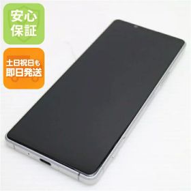 【中古】美品 SOG01 Xperia 1 II ホワイト スマホ 白ロム 中古 土日祝発送OK