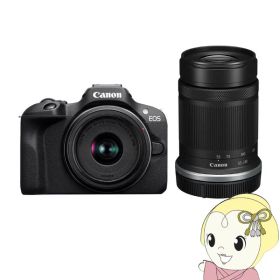 【8/5は期間限定クーポン発行】ミラーレス一眼カメラ Canon キヤノン EOS R100 ダブルズームキット EOSR100-WZK【/srm】