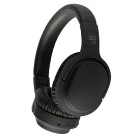 【中古】(未使用・未開封品)ag WHP01K AG-WHP01K ワイヤレス ヘッドホン Bluetooth ノイズキャンセリング ノイキャン ANC マイク付き (ブラック)
