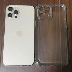 Apple iPhone 12 ProMaxゴールド 本体 ケース付き