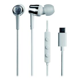オーディオテクニカ USB Type-C用有線イヤホン ATH-CKD30C WH ホワイト ATHCKD30CWH (納期目安2-3週間)