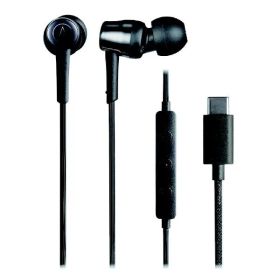 オーディオテクニカ USB Type-C用有線イヤホン ATH-CKD30C BK ブラック ATHCKD30CBK (納期目安2-3週間)