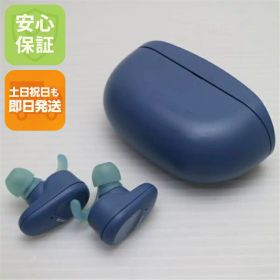 【中古】美品 WF-SP800N ブルー ワイヤレスイヤホン SONY 安心保証 土日祝発送OK