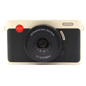 BECKS (ベックス) コンパクトデジタルカメラ B-Quest BQ1 クリーム / ブラック お散歩カメラ 4.0インチ液晶 ギフト おしゃれ 自撮り 音楽・動画再生（MP3／MP4）