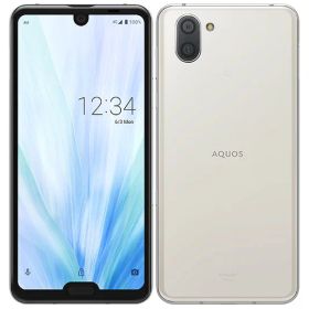 【中古】Bランク 【やや傷や汚れあり】SIMロック解除済み 元au SHARP AQUOS R3 SHV44 プレミアムホワイト ネットワーク利用制限〇(白ロム) 送料無料