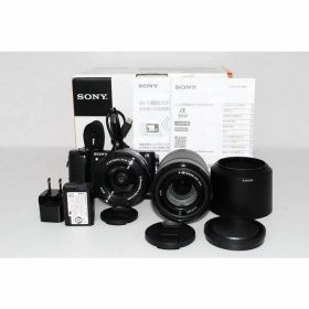 【中古】 ソニー SONY α5000 ダブルズームレンズキット ブラック 当店保証30日間 人気 ミラーレス 一眼レフ 交換レンズ カメラ