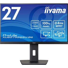 イーヤマ ProLite XUB2792QSU-B6 [27型液晶ディスプレイ/2560×1440/HDMI、DisplayPort/IPS方式パネル/昇降/回転]