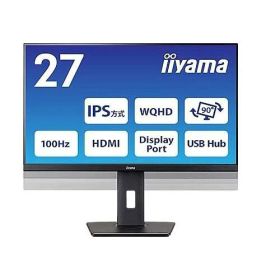 液晶ディスプレイ 27型/2560×1440/HDMI、DisplayPort/ブラック/スピーカー：あり/IPS方式パネル/昇降/回転 XUB2792QSU-B6