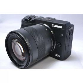 【中古】【1ヶ月保証】 キヤノン Canon ミラーレス一眼 EOS M3 レンズキット ブラック EF-M18-55mm F3.5-5.6 IS STM