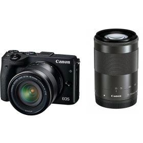 【中古】キヤノン Canon EOS M3 ブラック ダブルズームキット ブラック カメラ 中古 人気 おすすめ 高画質