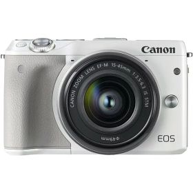【中古】キヤノン Canon EOS M3 ホワイト レンズキット ホワイト EOSM3WH-1545ISSTMLK カメラ 中古 人気 おすすめ 高画質