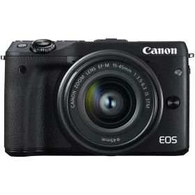 【中古】キヤノン Canon EOS M3 ブラック レンズキット ブラック EF-M15-45mm F3.5-6.3 IS STM 付属 EOSM3BK-1545ISSTMLK カメラ 中古 人気 おすすめ 高画質