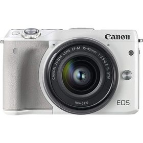 【中古】キヤノン Canon EOS M3 レンズキット ホワイト当店保証30日間 人気モデル 高画質 売れ筋