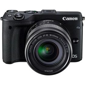 【中古】キヤノン Canon EOS M3 ブラック レンズキット ブラック EOSM3BK-1855ISSTMLK カメラ 中古 人気 おすすめ 高画質