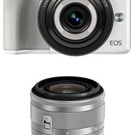 【中古】 Canon ミラーレス一眼カメラ EOS M3(ホワイト)・クリエイティブマクロ ダブルレンズキット EOSM3WH-CMWLK 当店保証30日間 人気 ミラーレス 一眼レフ 交換レンズ カメラ