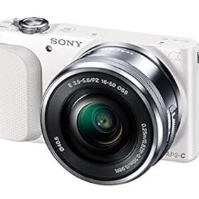【中古】【39shop】SONY★ミラーレス一眼 NEX-3N パワーズームレンズキット E PZ 16-50mm F3.5-5.6 OSS ホワイト NEX-3NL W（良い）
