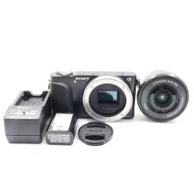 【中古】【1年保証】【良品】SONY NEX-3N パワーズームレンズキット (PZ 16-50mm) ブラック [NEX-3NL]
