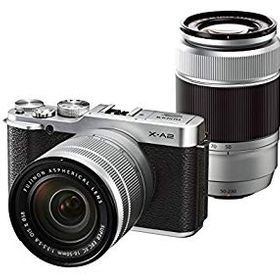 【中古】【非常に良い】FUJIFILM ミラーレス一眼 X-A2 ダブルズームレンズキット シルバー X-A2S1650II/50230II qqffhab