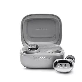【中古】JBL LIVE FREE 2 ワイヤレスイヤホン bluetooth マルチポイント/ハイブリッド ノイズキャンセリング/IPX5/ワイヤレス充電対応/シルバー/ JBLLIVE
