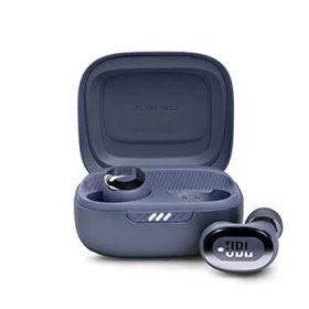 【中古】［非常に良い］JBL LIVE FREE 2 ワイヤレスイヤホン bluetooth マルチポイント/ハイブリッド ノイズキャンセリング/IPX5/ワイヤレス充電対応/ブルー/ JBLLIVEFR