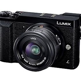 【中古】【39shop】パナソニック★ミラーレス一眼カメラ ルミックス GX7MK2 単焦点ライカDGレンズキット ブラック DMC-GX7MK2LK(非常に良い)