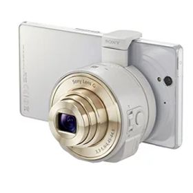【中古】（新古品） SONY デジタルカメラ Cyber-shot レンズスタイルカメラ QX10 ホワイト DSC-QX10-W