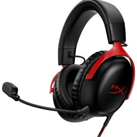HyperX（ハイパーエックス） 密閉型ゲーミングヘッドセット Cloud III (PC PS5 PS4 Xbox Series X|S Xbox One Nintendo Switch Mac モバイル ブラックレッド) 727A9AA