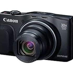 【中古】【39shop】Canon★デジタルカメラ PowerShot SX710 HS ブラック 光学30倍ズーム PSSX710HSBK（良い）