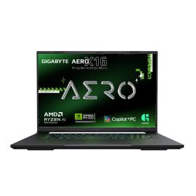 GIGABYTE ゲーミングノートPC AERO X16 1TH93JP894AH 16型 Ryzen AI 7 350 RTX 5050 メモリ16GB SSD1TB Windows11 AI対応 クリエイターPC 1.9kg 軽量 165Hz NVIDIA Studio 認証 Copilot+ PC ギガバイト 4719331764333-ds