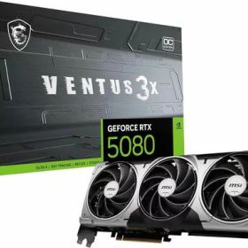 MSI GeForce RTX 5080 16G VENTUS 3X OC グラフィックスカード VD9013