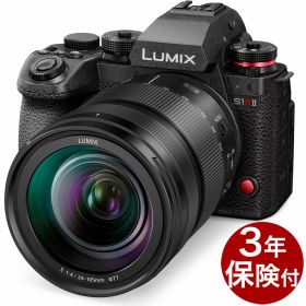 [3年保険付]パナソニック LUMIX S1RII レンズキット DC-S1RM2M『2025年3月27日発売』フルサイズセンサーミラーレス一眼標準ズームレンズキット S1R MARK2+LUMIX S 24-105mm F4 MACRO O.I.S.(S-R24105)レンズセット[02P05Nov16]