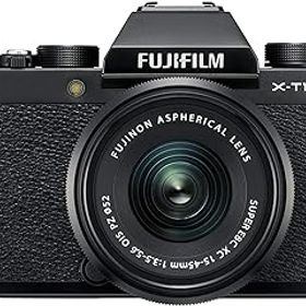 【中古】【39shop】富士フイルムFUJIFILM★ミラーレス一眼 X-T100レンズキット ブラック X-T100LK-B（非常に良い）