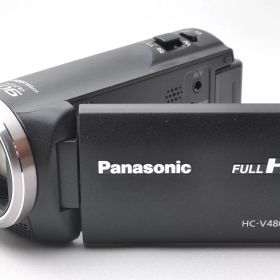 【中古】【1ヶ月保証】 ビデオカメラ パナソニック Panasonic HDビデオカメラ V480MS 32GB 高倍率90倍ズーム ブラック HC-V480MS-K