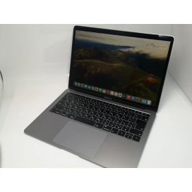 【中古】Apple MacBook Air 13インチ Corei5:1.6GHz 128GB Touch ID搭載モデル スペースグレイ MVFH2J/A (Mid 2019)【秋葉3号】保証期間1ヶ月【ランクB】