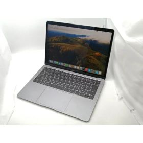 【中古】Apple MacBook Air 13インチ Corei5:1.6GHz 128GB Touch ID搭載モデル スペースグレイ MVFH2J/A (Mid 2019)【大須2】保証期間1ヶ月【ランクA】