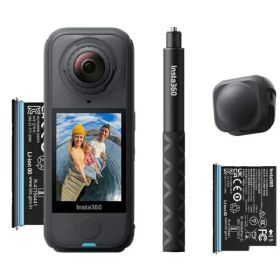 【エントリーで最大全額ポイント還元｜8/11まで】 INSTA360｜インスタ360 360°カメラ Insta360 X4 Air スターターバンドル グラファイトブラック CINSAAFA-SE03 [8K対応 /防水]